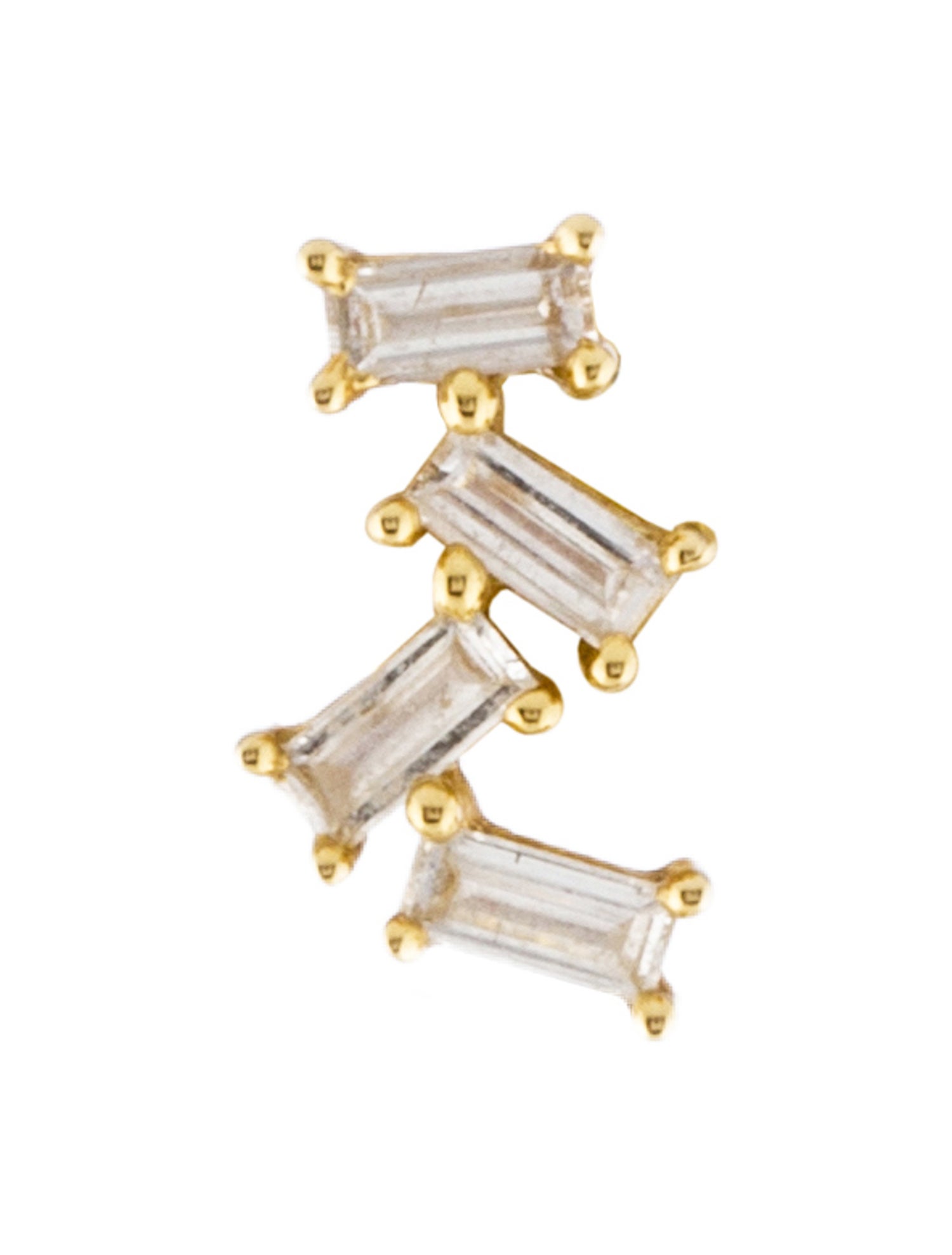Borgioni 18K Diamond Single Stud