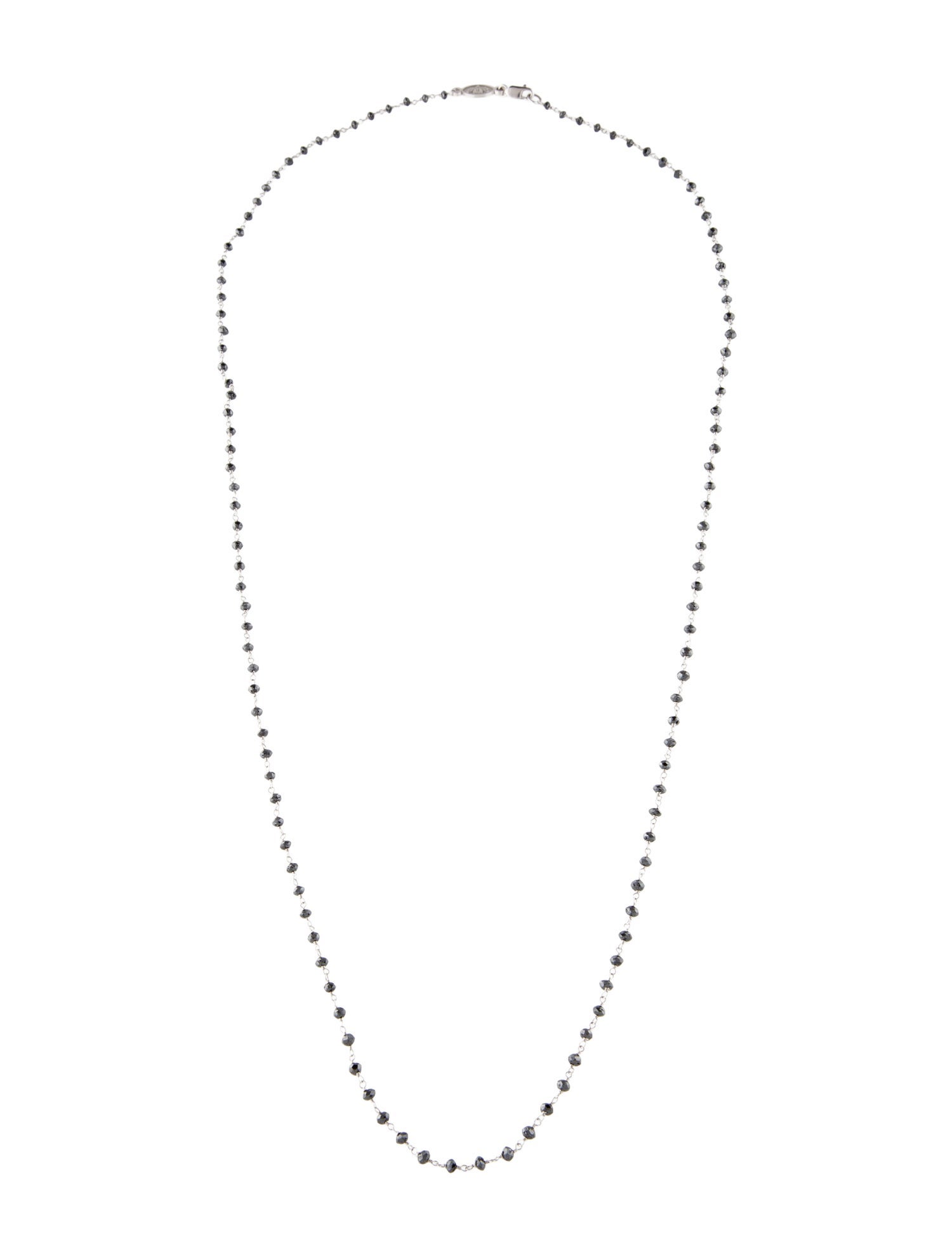 Borgioni 18K Diamond Bead Necklace