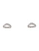 Borgioni 18K Diamond Shark Teeth Stud Earrings