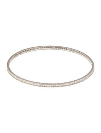 Borgioni 18K 3.00ctw Diamond Eternity Bangle