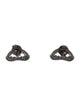 Borgioni 18K Diamond 'Shark Mouth' Stud Earrings