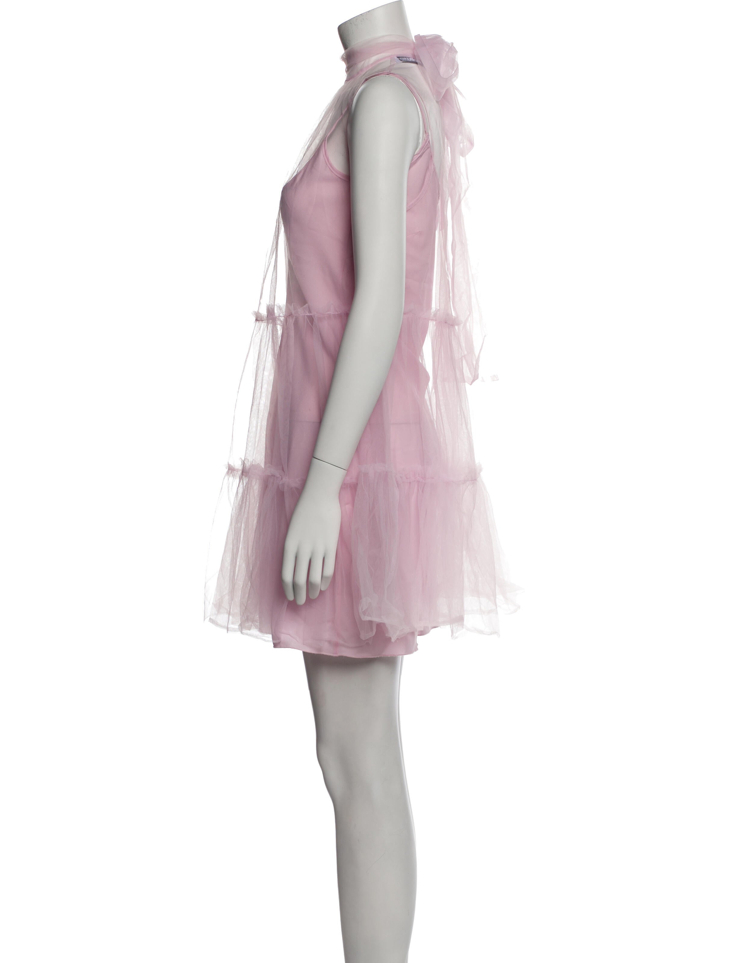 Brognano Scoop Neck Mini Dress