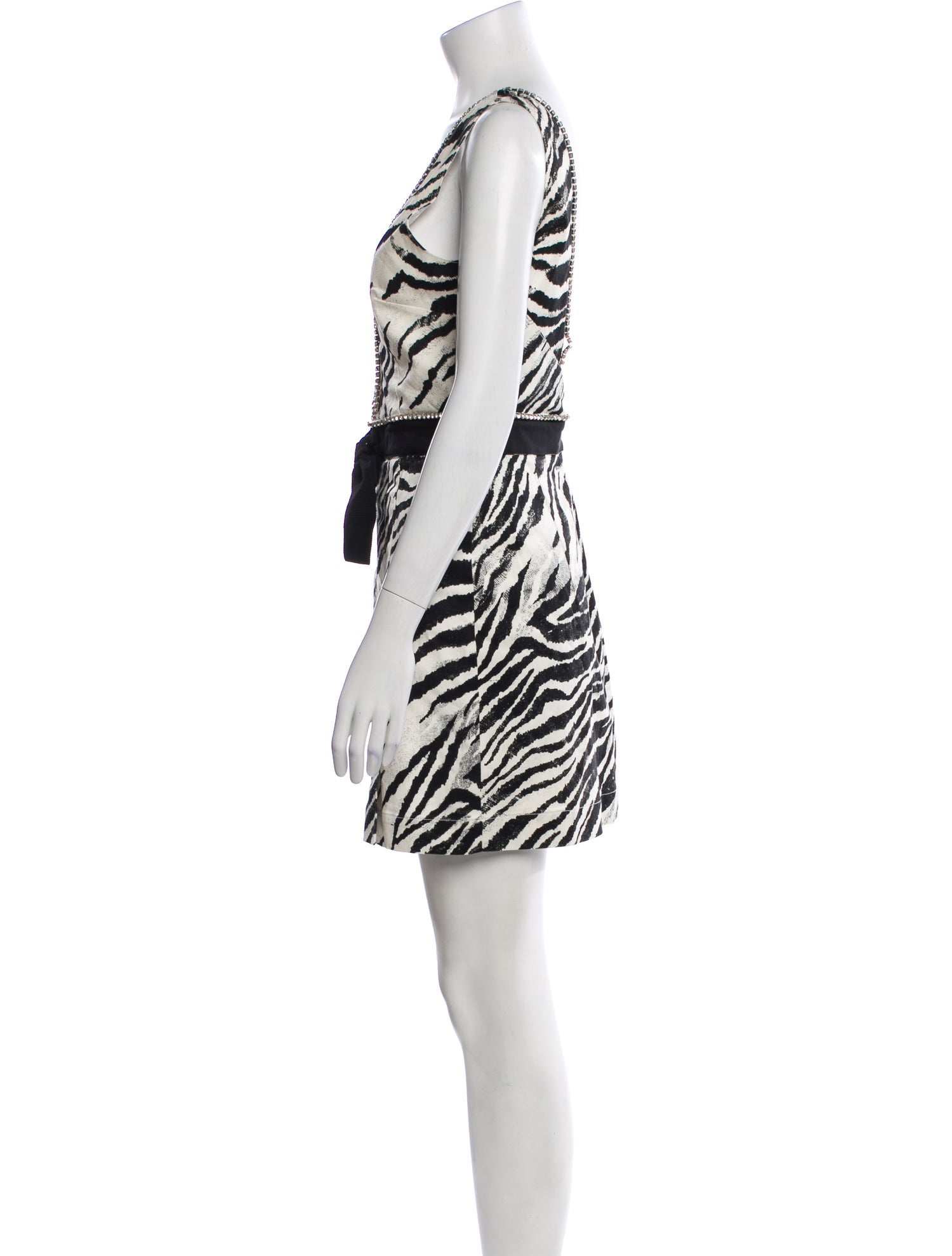 Brognano Animal Print Mini Dress