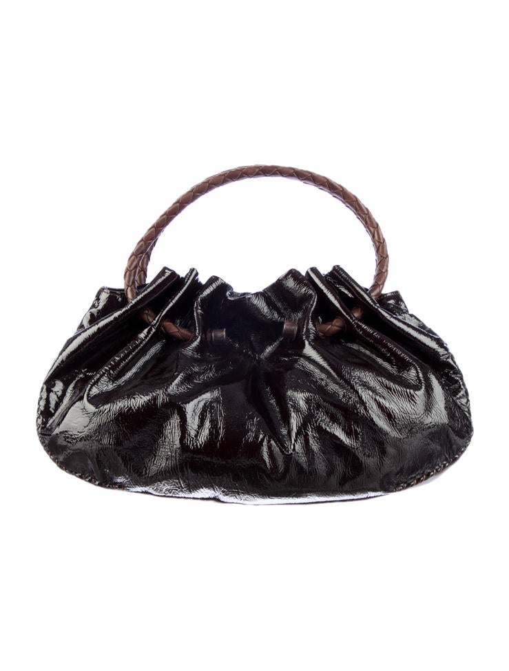 Bottega Veneta Patent Ring Hobo