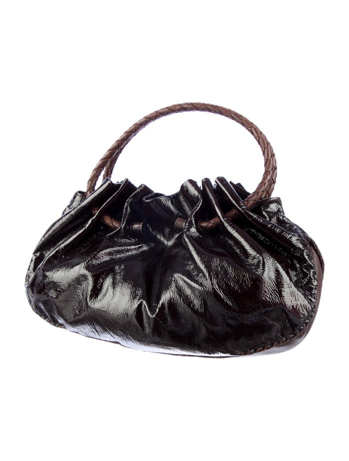 Bottega Veneta Patent Ring Hobo