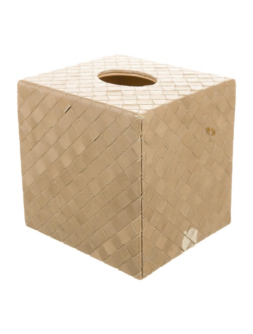 Bottega Veneta Intrecciato Tissue Box Cover