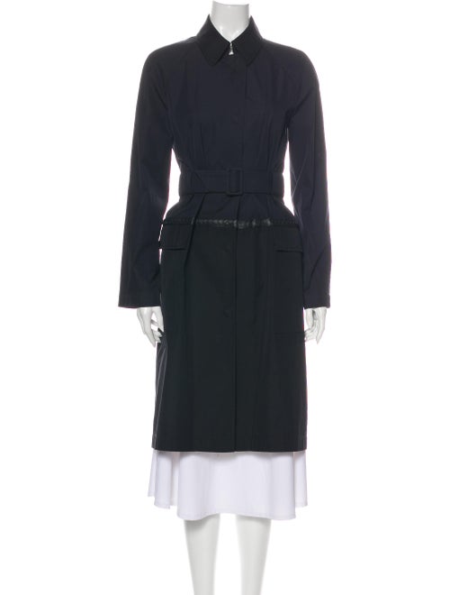 Bottega Veneta Trench Coat Blue