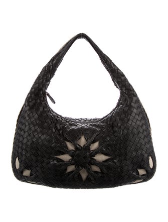 Bottega Veneta Intrecciato Nappa Medium Flower Veneta Hobo