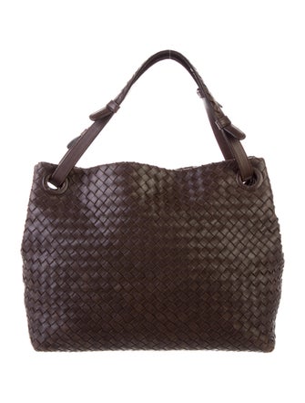 Bottega Veneta Nappa Intrecciato Medium Garda Shoulder Bag