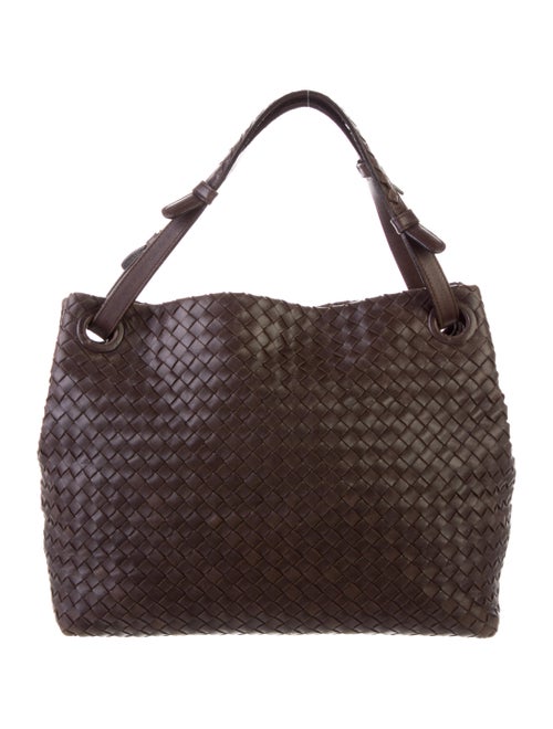 Bottega Veneta Nappa Intrecciato Medium Garda Shoulder Bag