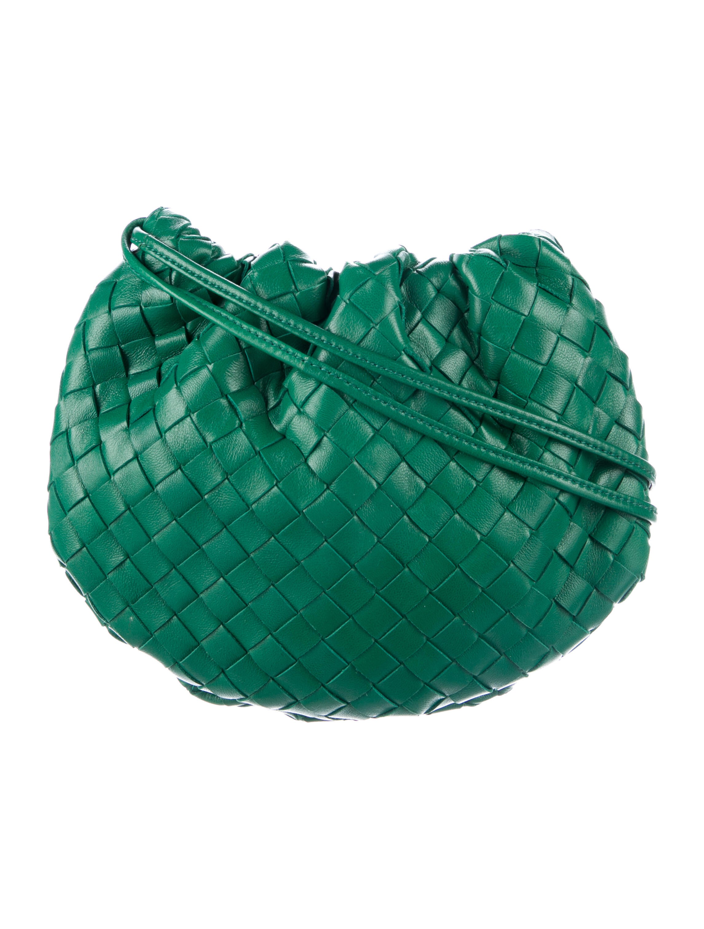 Bottega Veneta Intrecciato Mini Bulb Crossbody Bag - Green Mini