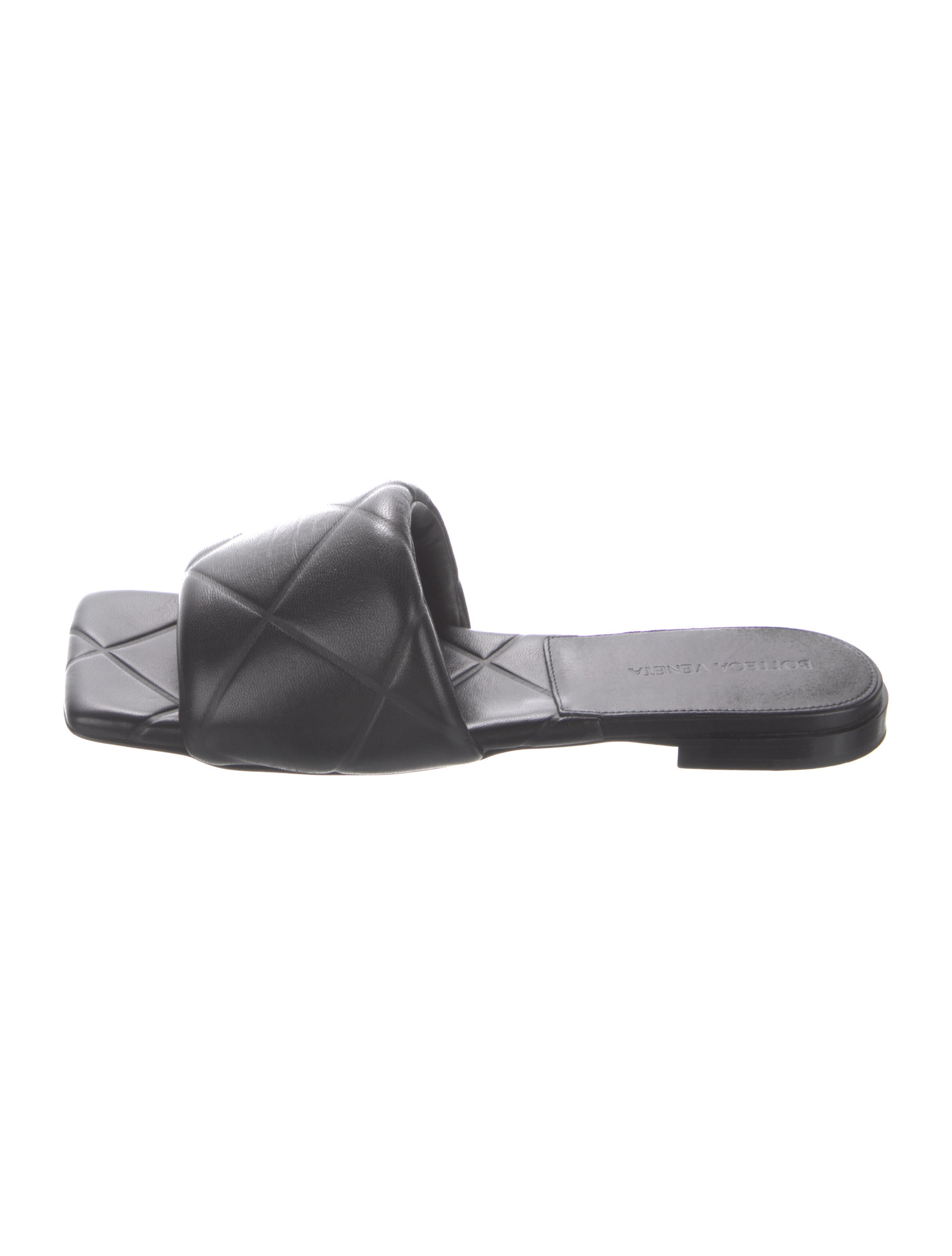 Bottega Veneta Lido Leather Slides