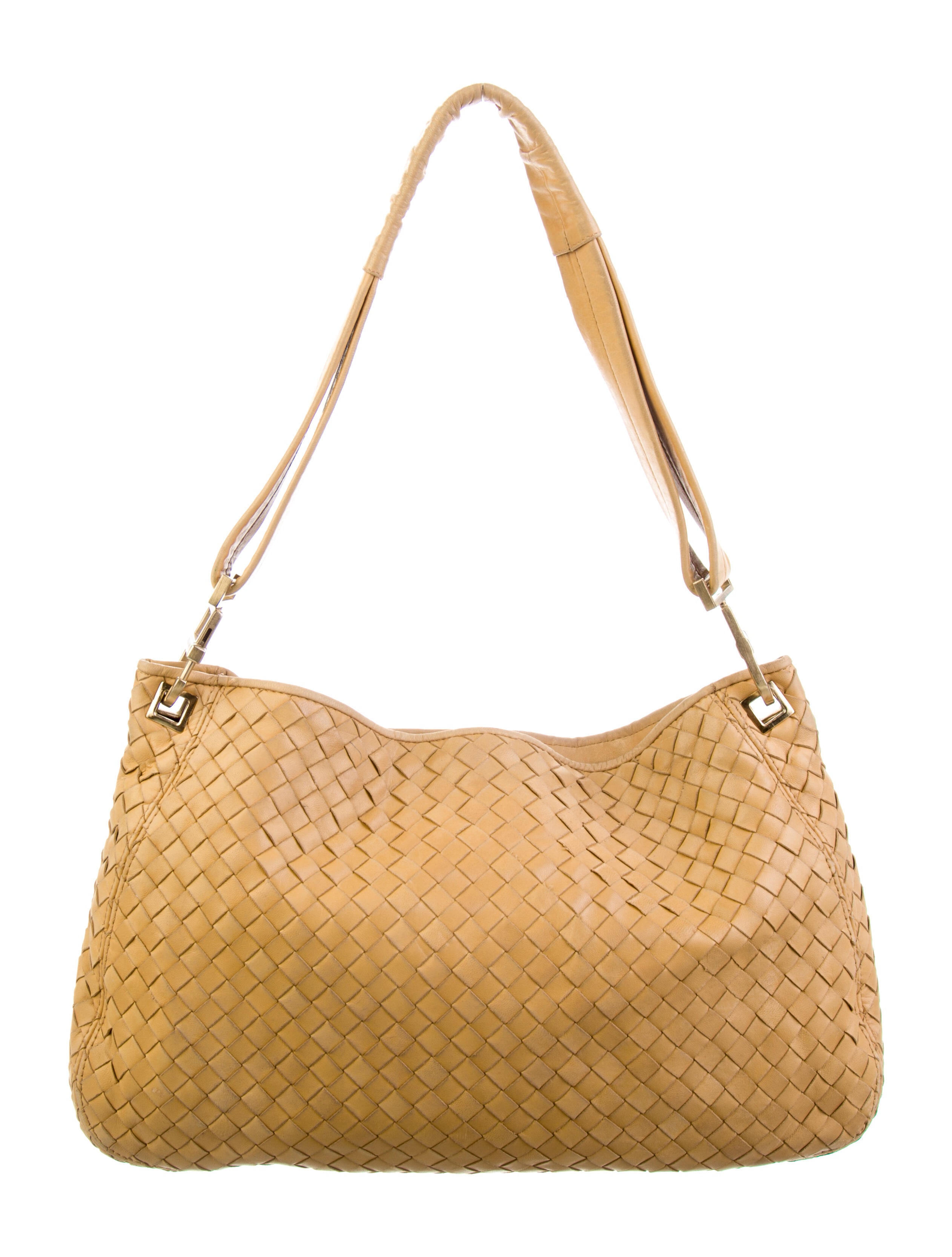 Women Vintage Bags White Shoulder Bags Bottega VintageWomen