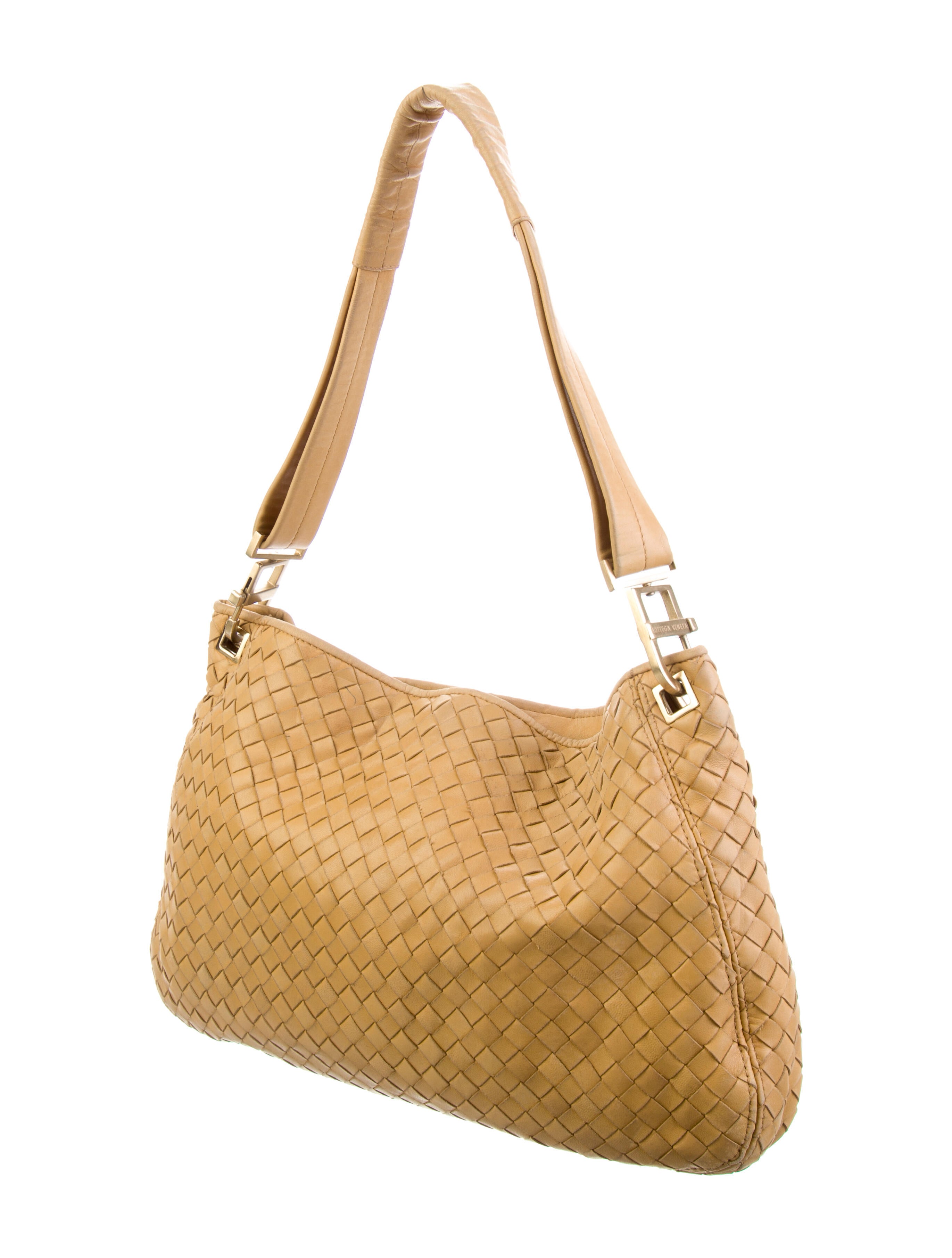 Bottega Vintage Marco Polo Shoulder Bag Neutrals Shoulder Bags