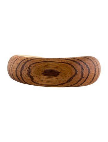 Bottega Veneta Cuff Wood Hinged