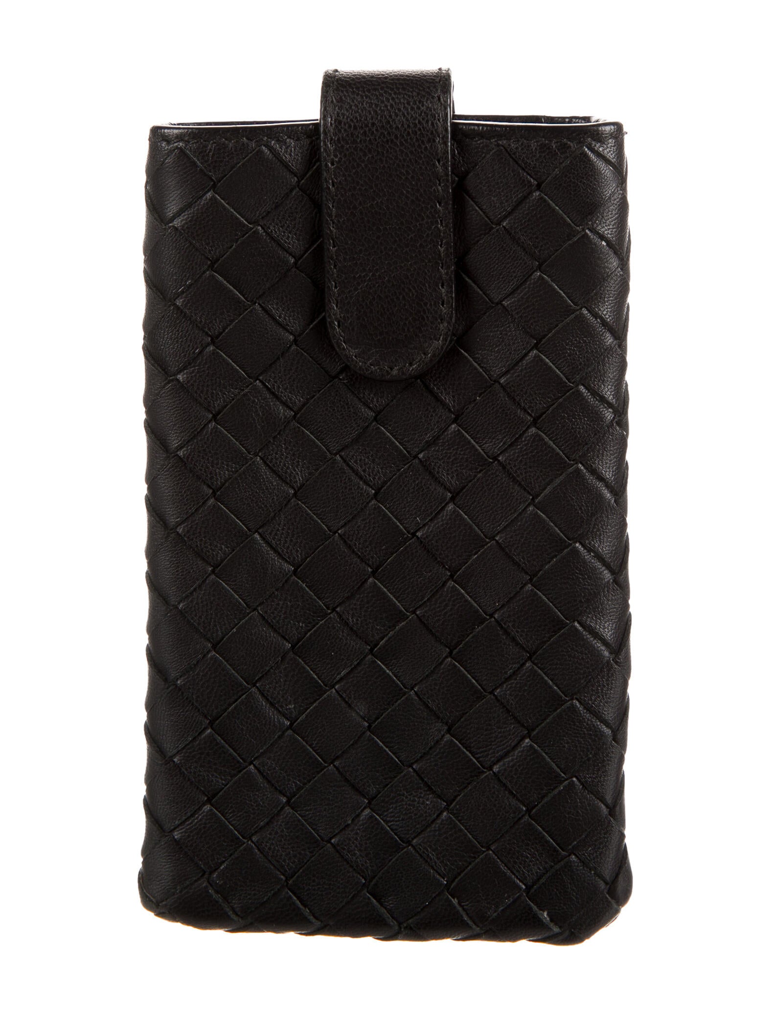 Bottega Veneta Leather Phone Holder