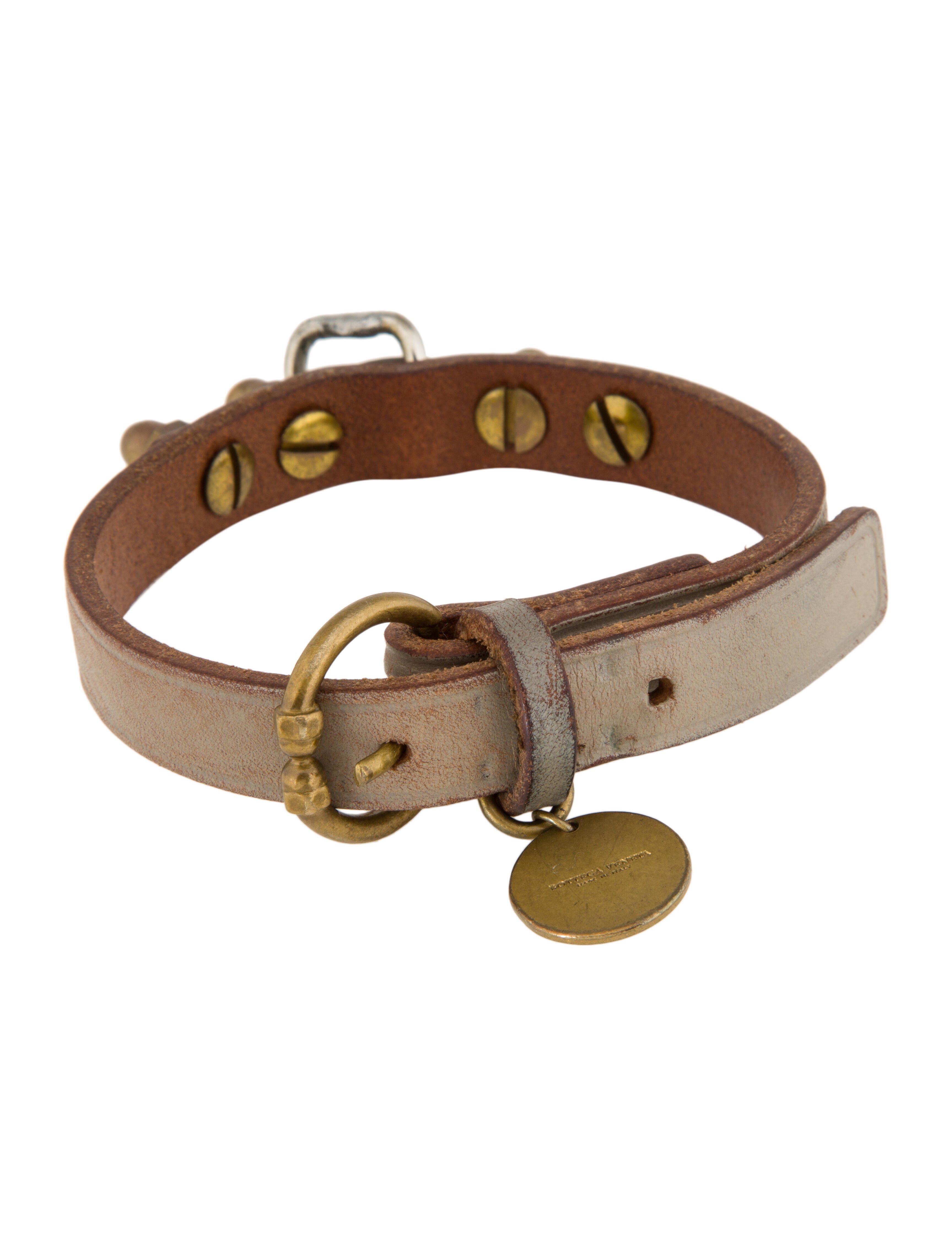 Pagerie Dórro Leather Dog Collar Neutrals Pet Accessories, Decor