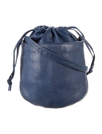 Bottega Veneta Python Bucket Bag