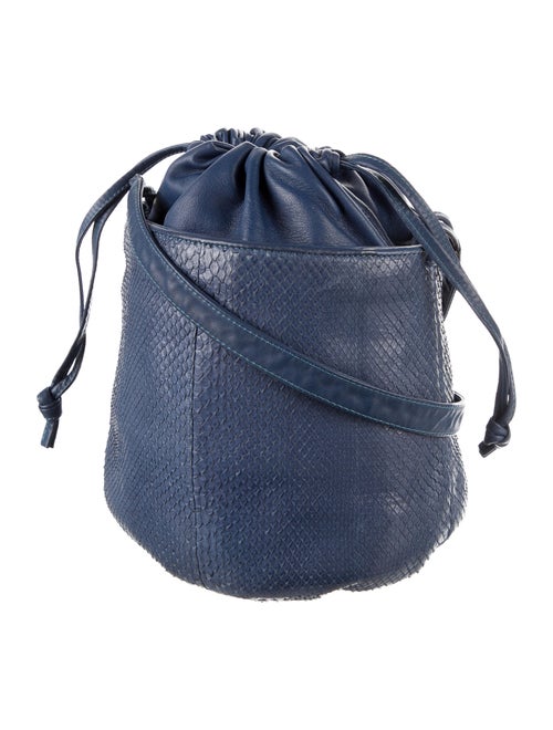 Bottega Veneta Python Bucket Bag