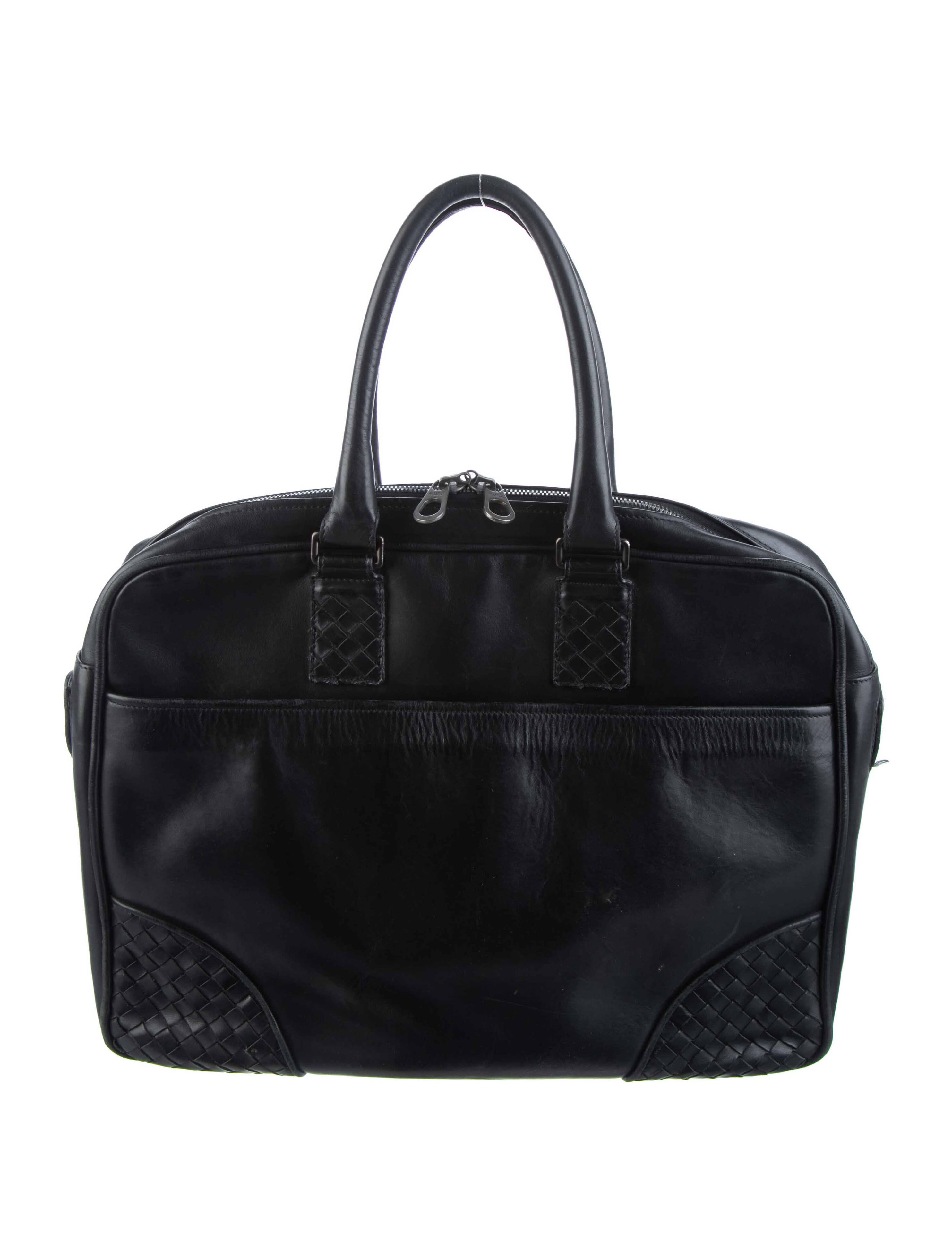 Gucci LeatherTrimmed Nylon Laptop Briefcase Black Briefcases, Bags