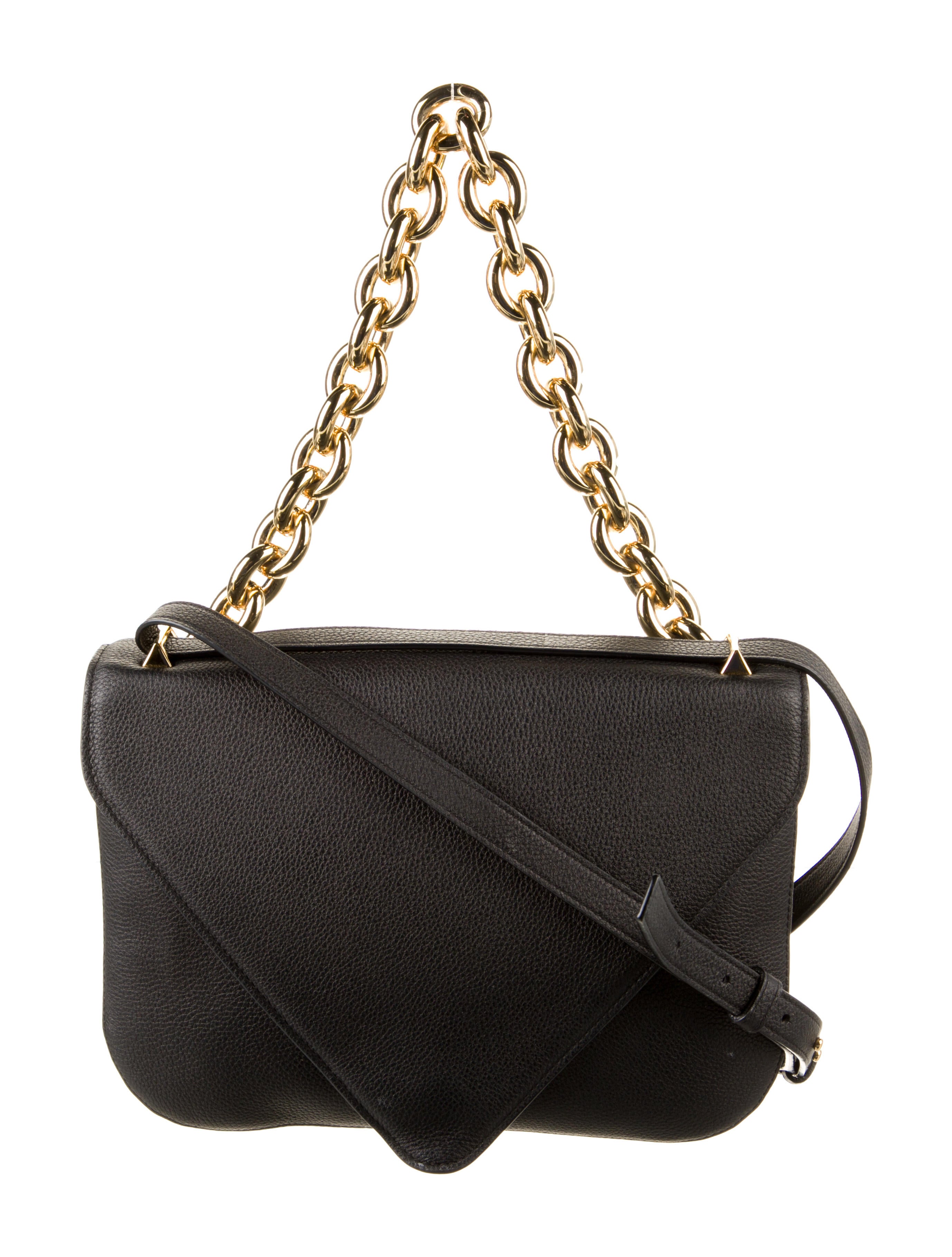 ショルダーバッグ・ポシェット [BOTTEGA VENETA] Mount Envelope Shoulder Bag Bottega Veneta Mount Envelope Shoulder Bag - Black Crossbody