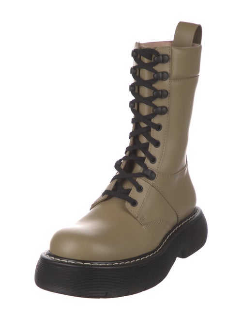 Bottega Veneta Leather Combat Boots