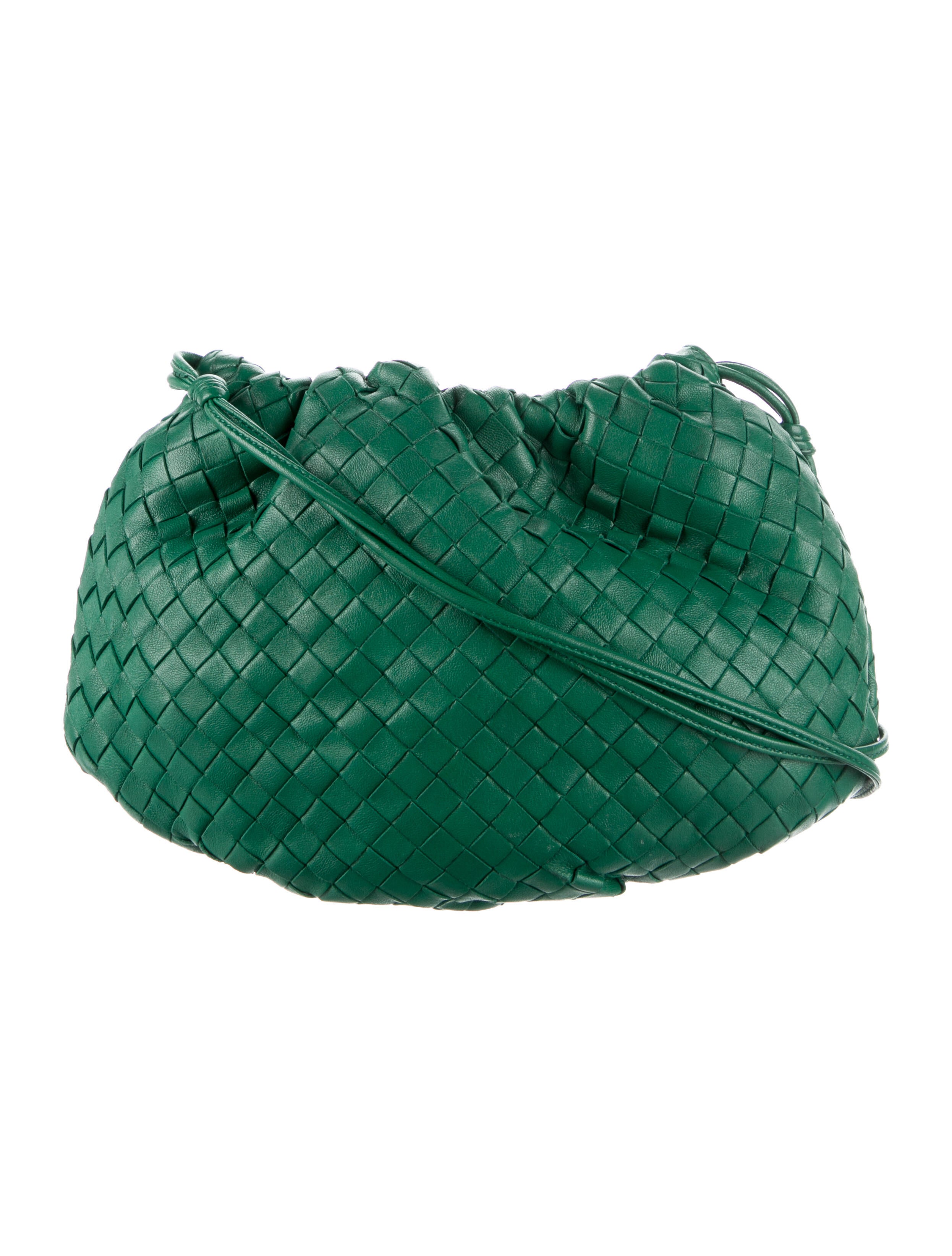 Bottega Veneta Intrecciato Mini Bulb - Green Crossbody Bags