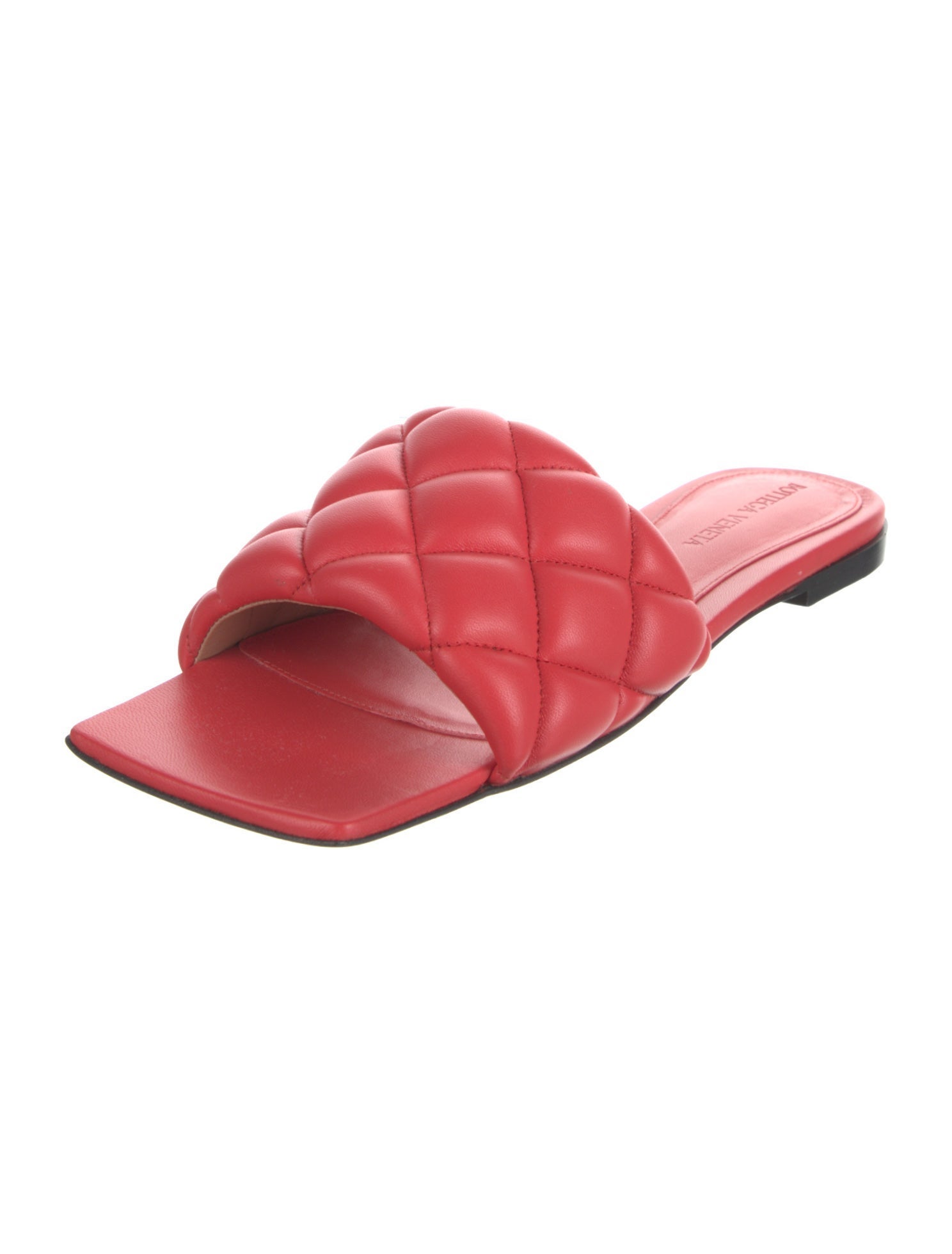 Bottega Veneta Leather Slides w/ Tags