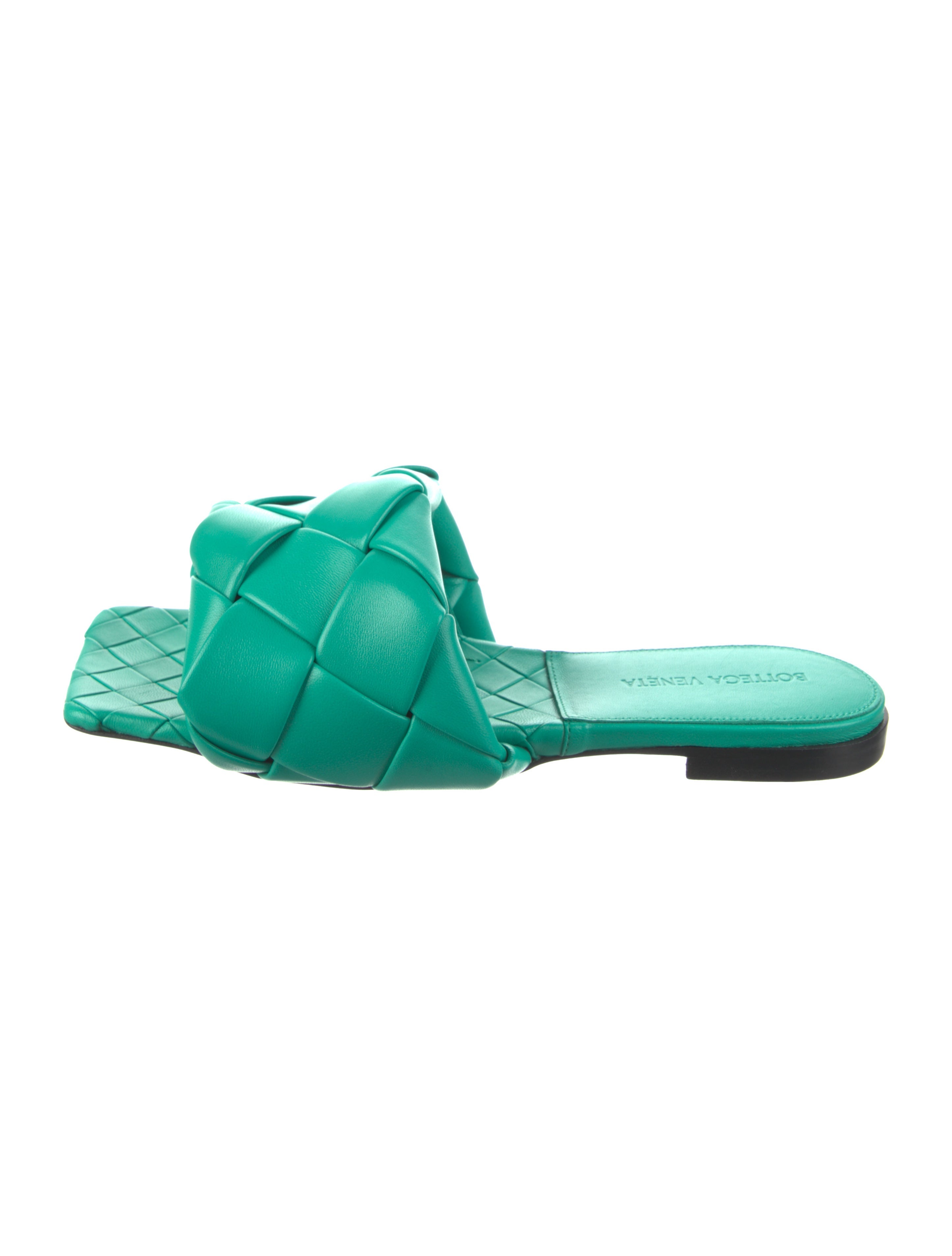 Bottega Veneta Leather Slides w/ Tags