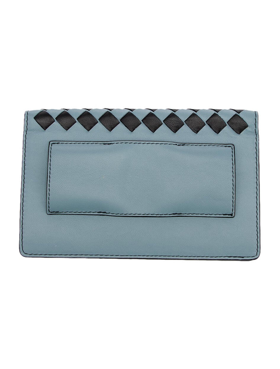 Bottega Intrecciato Waist Bag Blue Waist Bags, Handbags