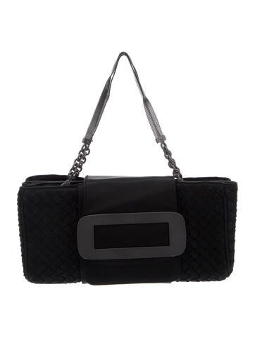 BOTTEGA VENETA Shoulder Bags Intrecciato Buckle Flap Bag Medium