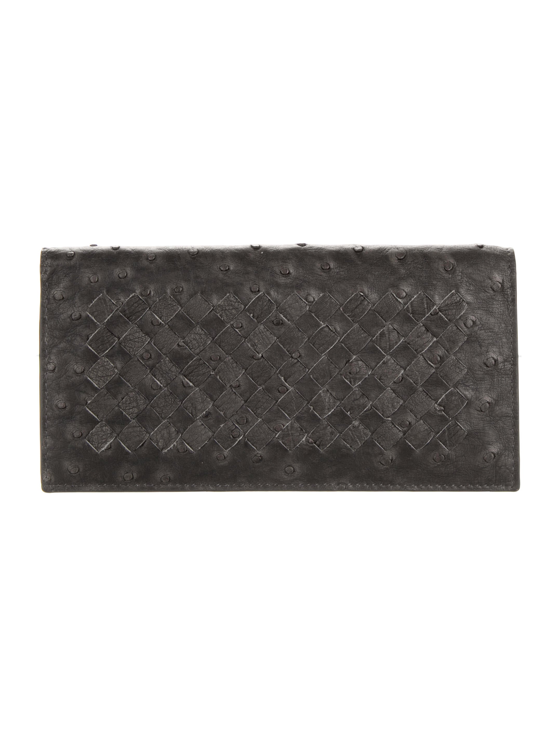 bottega ostrich wallet
