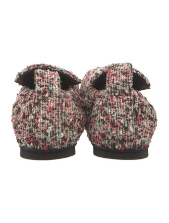 Bottega Veneta Tweed Printed Loafers