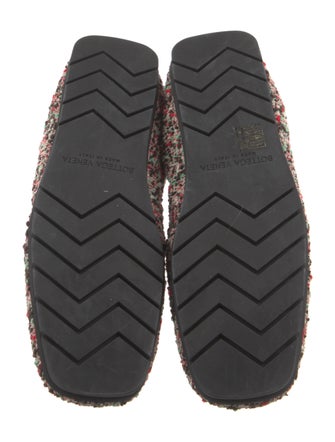 Bottega Veneta Tweed Printed Loafers