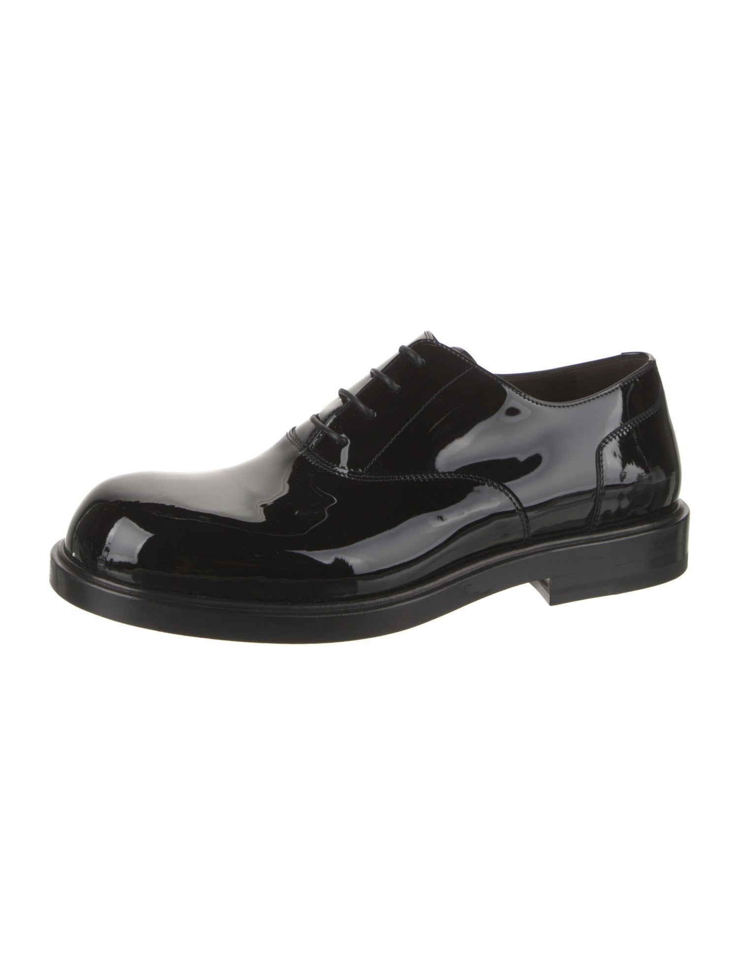Bottega Veneta Patent Leather Oxfords - Black Oxfords, Shoes ...