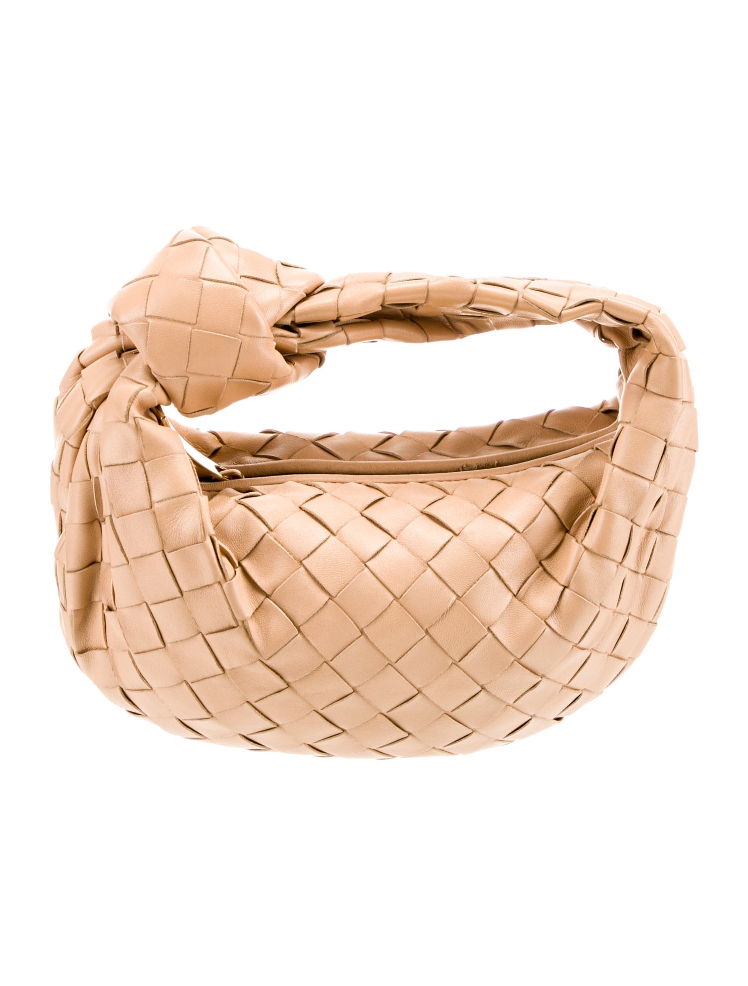 Bottega Veneta Intrecciato Mini Jodie Bag - Neutrals Handle