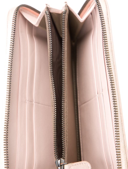 Bottega Veneta Intrecciato Weave Leather Continental Wallet