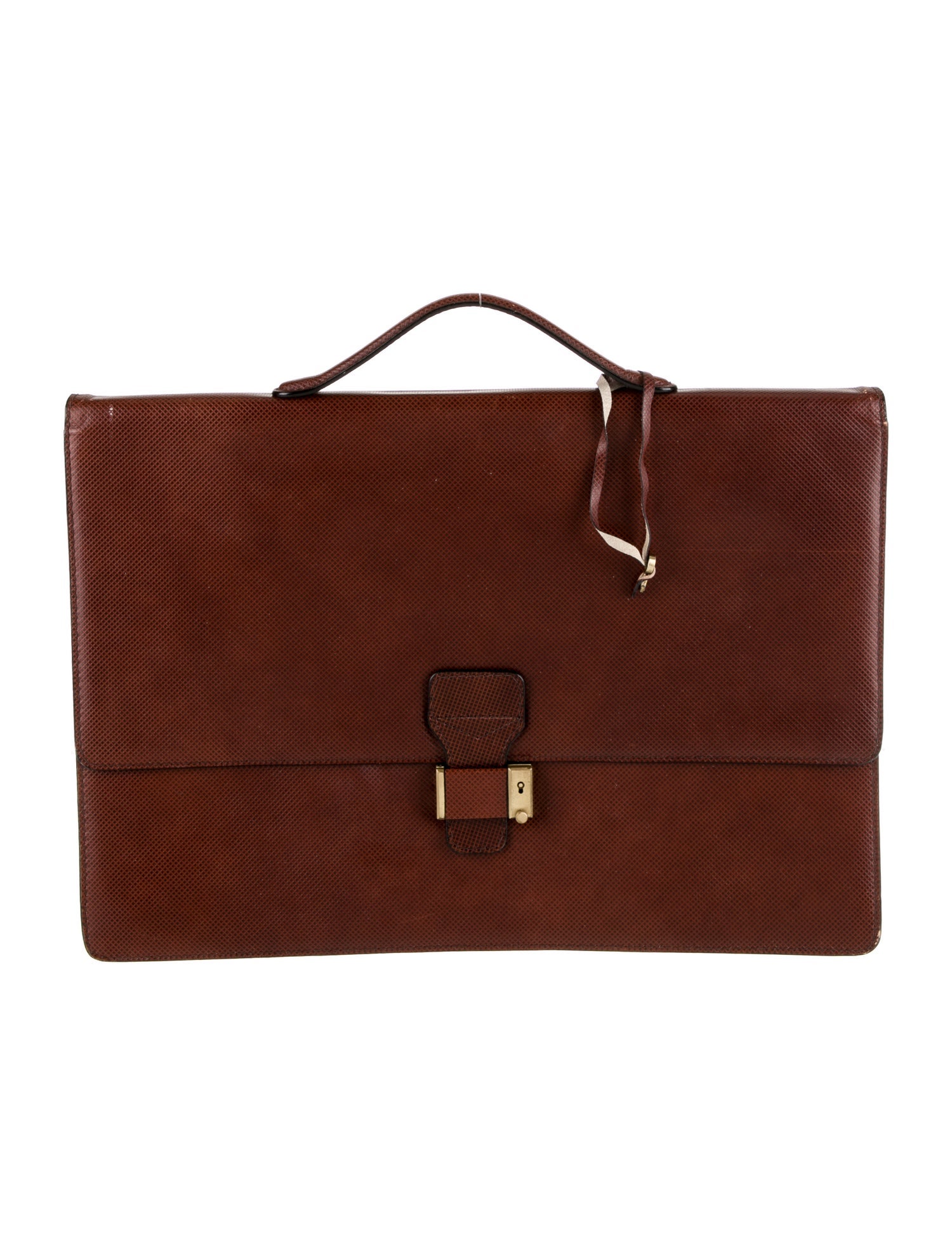 Bottega Vintage Marco Polo Briefcase Brown Briefcases, Bags