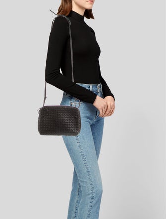 Bottega Veneta Intrecciato Nodini Crossbody Bag
