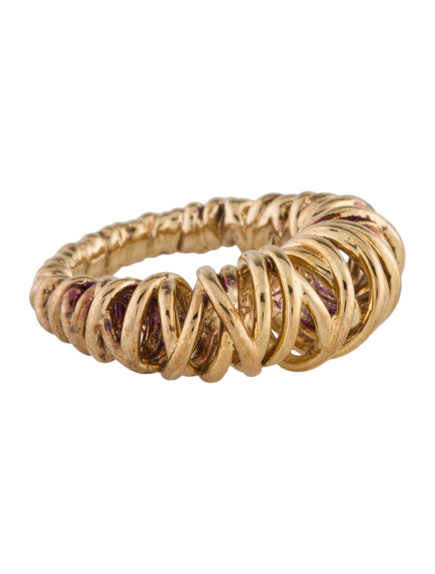 ●BOTTEGAVENETA ●ボッテガヴェネタ リング Wire Ring Bottega Veneta Wire Band Ring - Vermeil Band, Rings