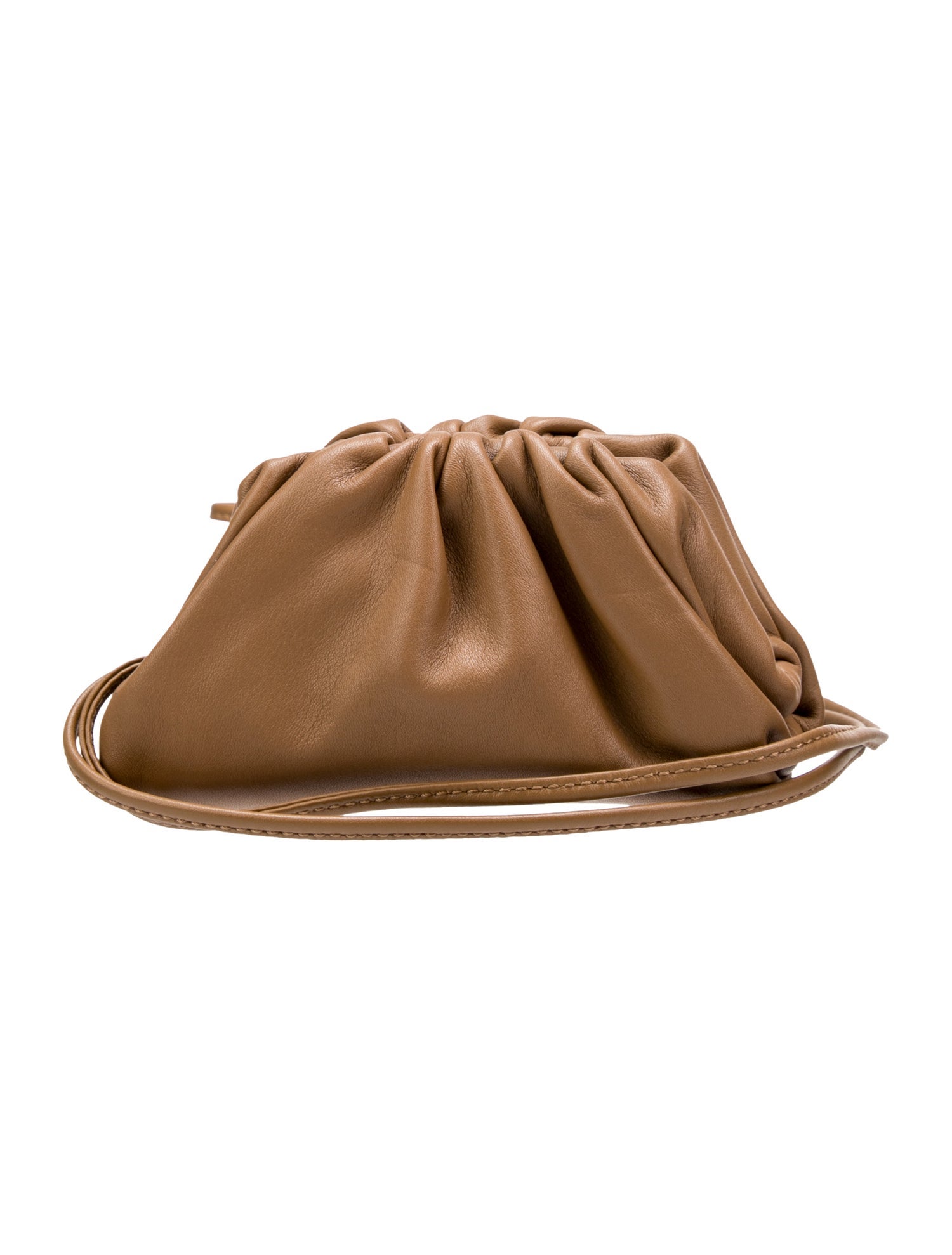 送料関税込★BOTTEGA VENETA★ポーチ付き バッグ★BROWN Bottega Veneta // Brown Leather Mini Pouch Crossbody Bag