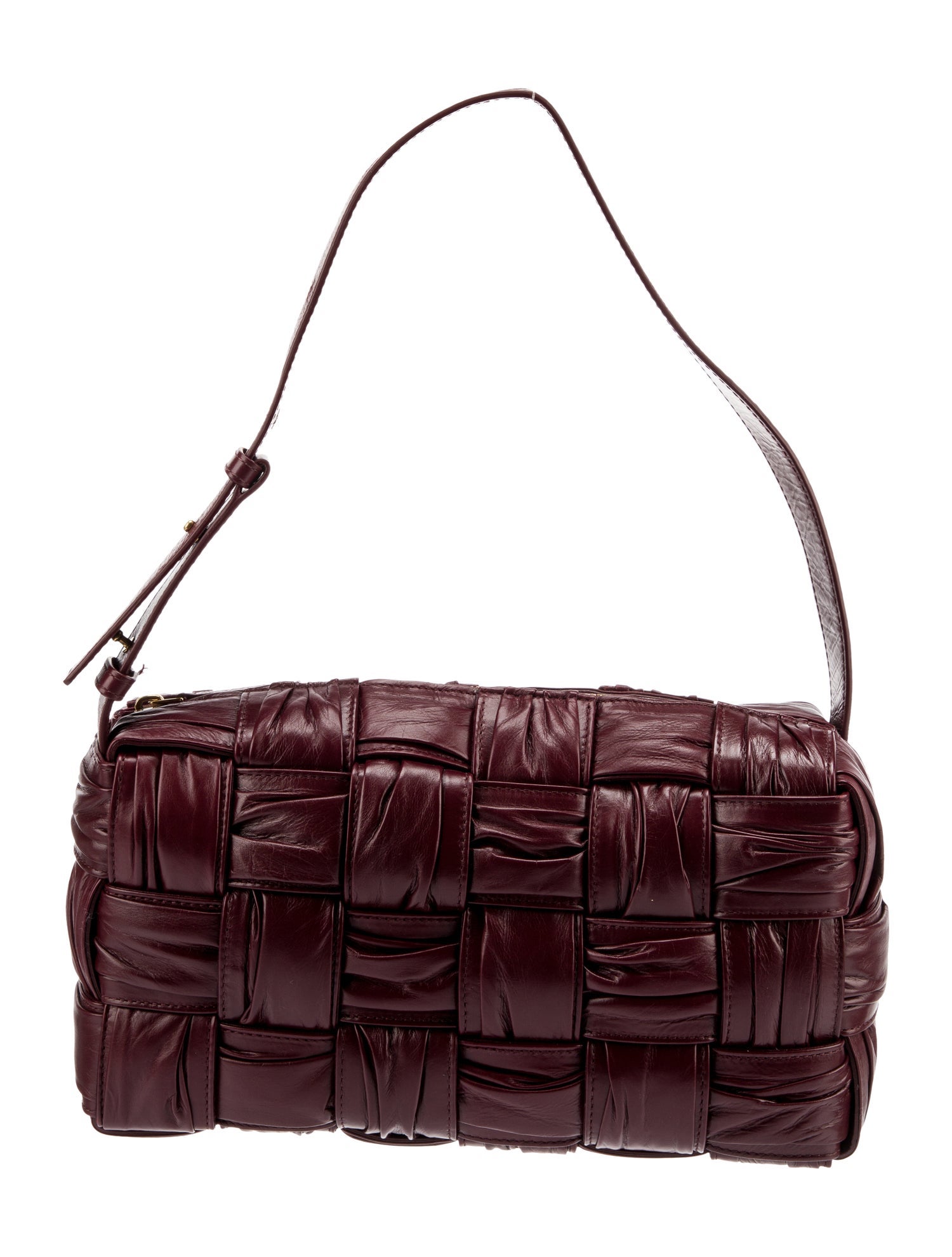 Bottega Veneta Foulard Brick Cassette Bag - Burgundy