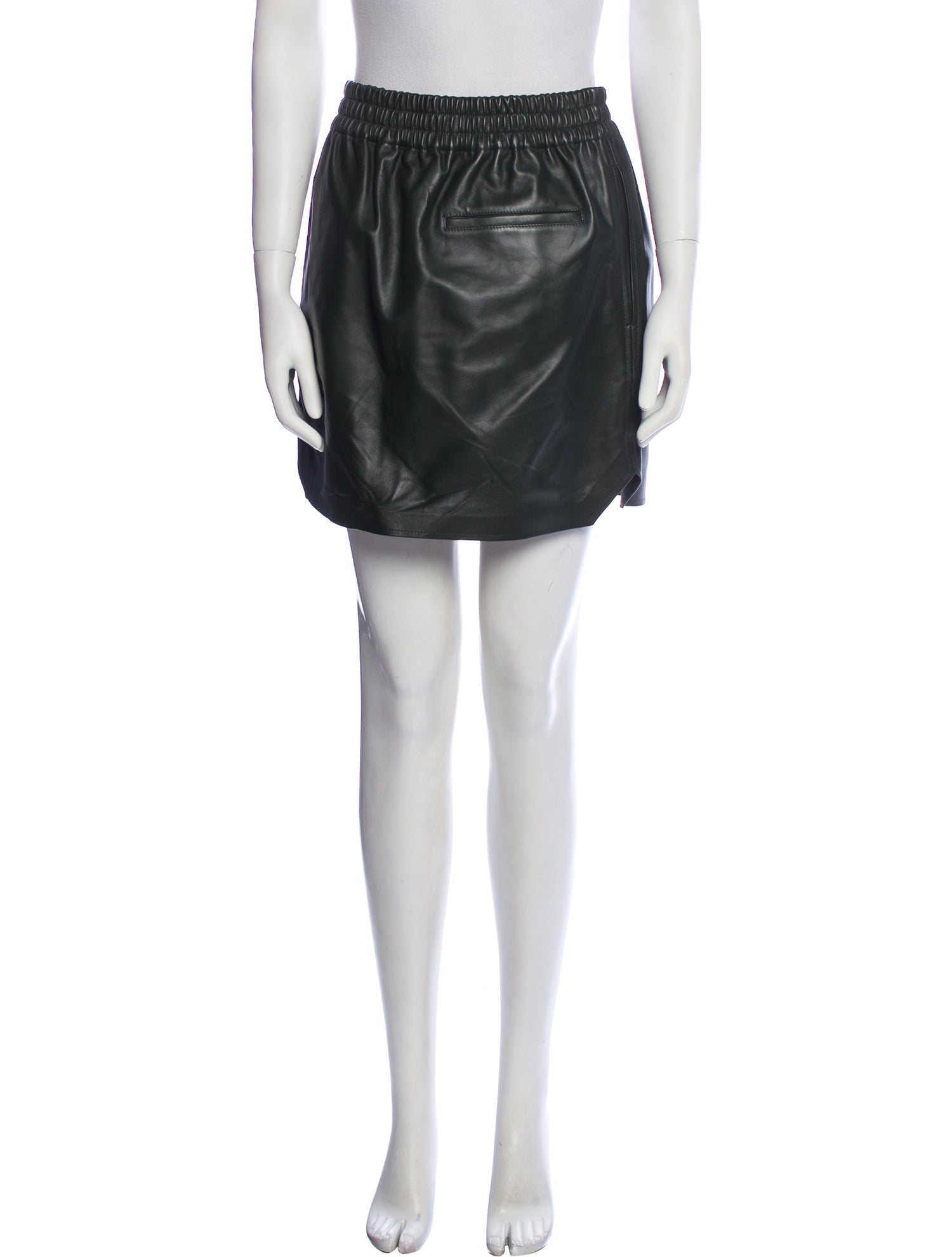 Bottega Veneta Leather Mini Skirt