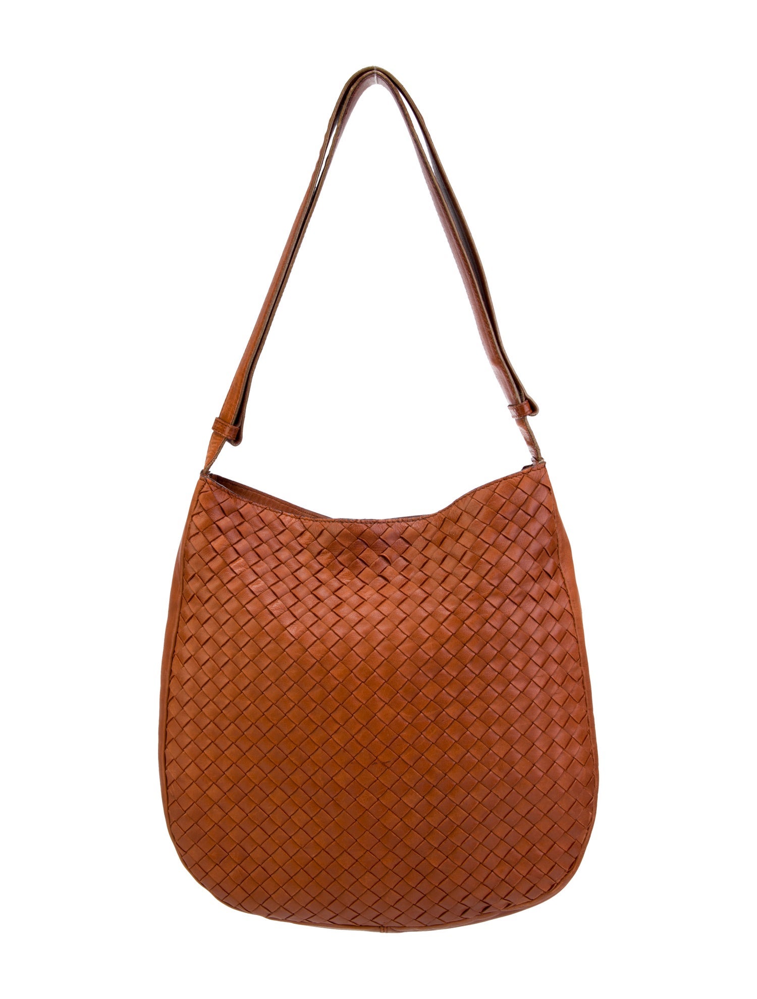 Bottega Intrecciato Shoulder Bag Brown Shoulder Bags, Handbags