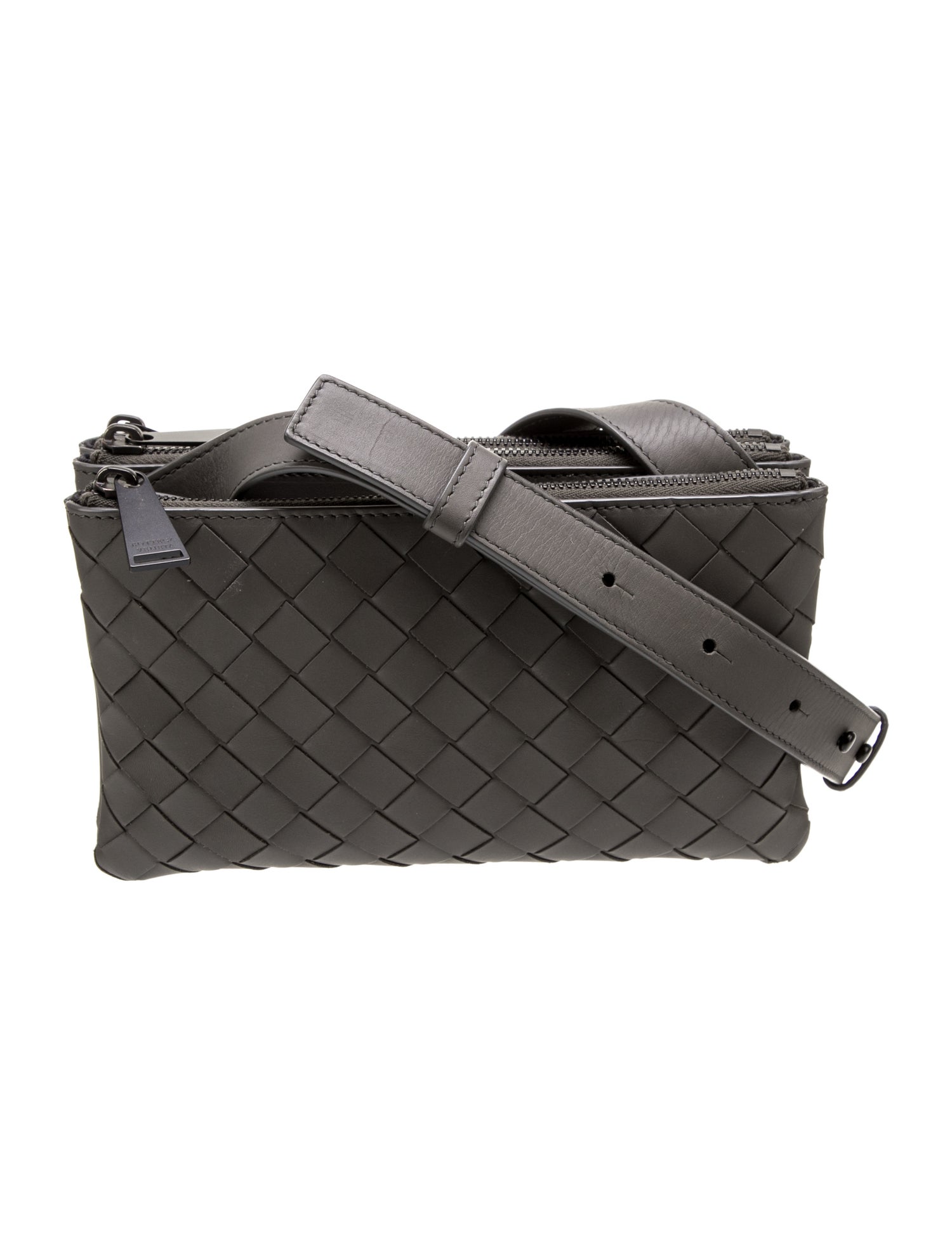 Bottega Veneta Vintage Intrecciato Messenger Bag Mirror Set
