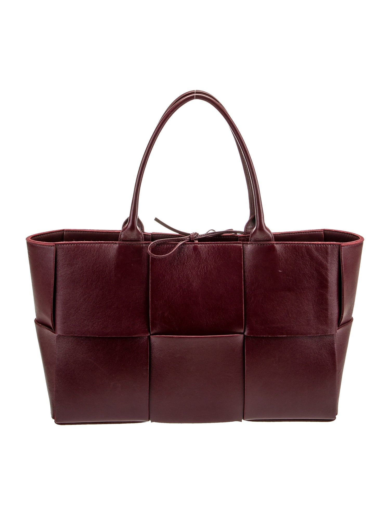 Bottega Veneta Medium Arco Tote w/ Pouch - Burgundy Totes