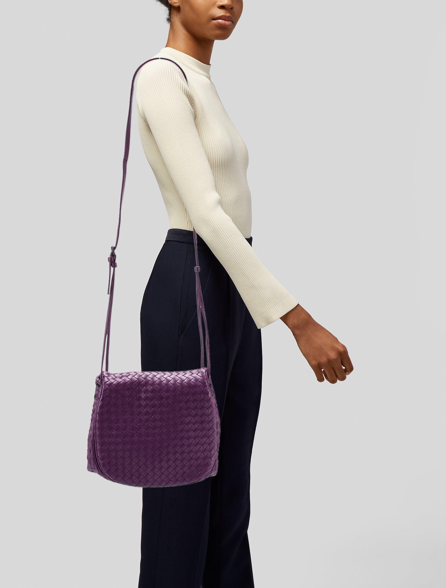 ☆【BOTTEGA VENETA】☆INTRECCIATO FLAPショルダーバッグ☆ Bottega Veneta Intrecciato Nappa Flap Shoulder Bag | Bottega
