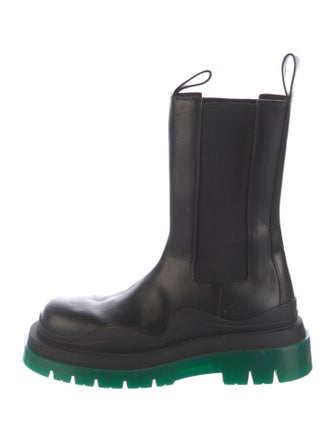 Bottega Veneta Leather Rain Boots