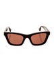 Bottega Veneta Wayfarer Tinted Sunglasses