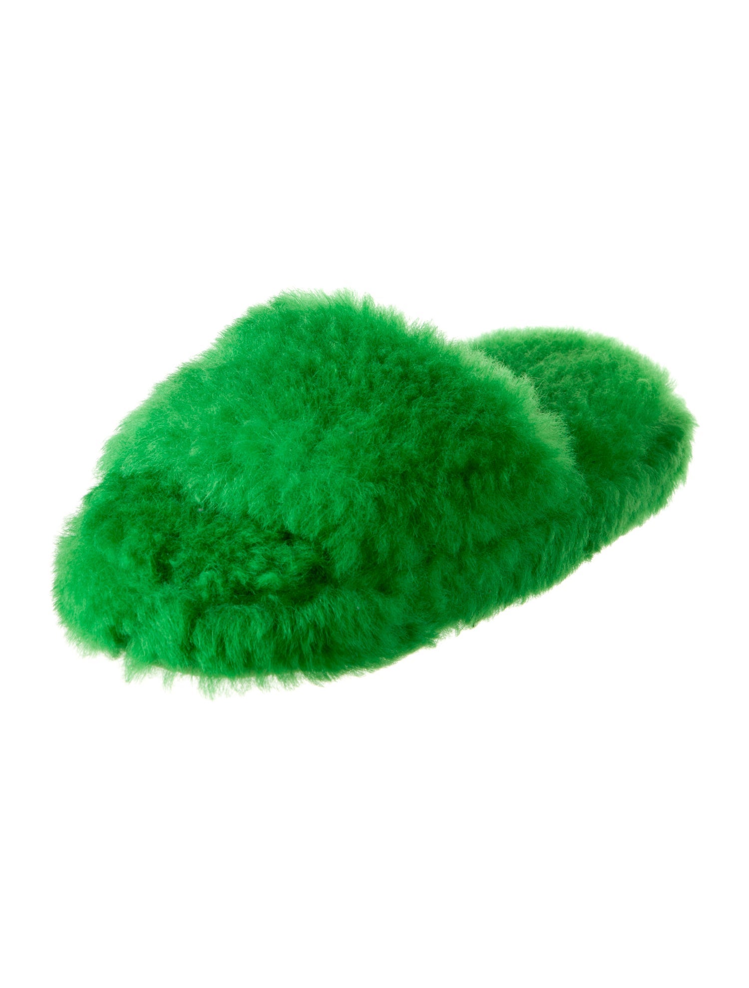 Bottega Veneta Faux Fur Slides